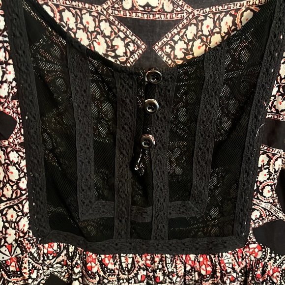 Free People Boho Flutter Dress Sz S - Picture 2 of 5